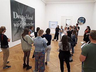 Workshop im Albertinum in Dresden© HTW Berlin / Tobias Nettke