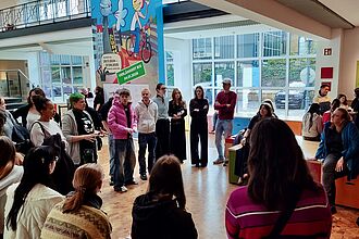 Tagesexkursion mit den Erstsemestern im Technikmuseum Berlin © HTW Berlin / Oliver Rump