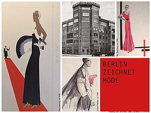Projektcollage "Berlin zeichnet Mode", created by Jutta Mettenbrink CC-BY-NC-ND 4.0