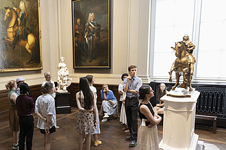 Führung durch die Dauerausstellung der Gemäldegalerie Alte Meister mit Roland Enke. © HTW Berlin / Andressa Clemente