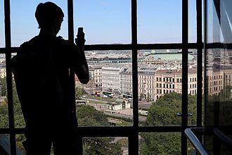 Ausblick über Wien vom Weltmuseum. © HTW Berlin / Thomas Kämpfe